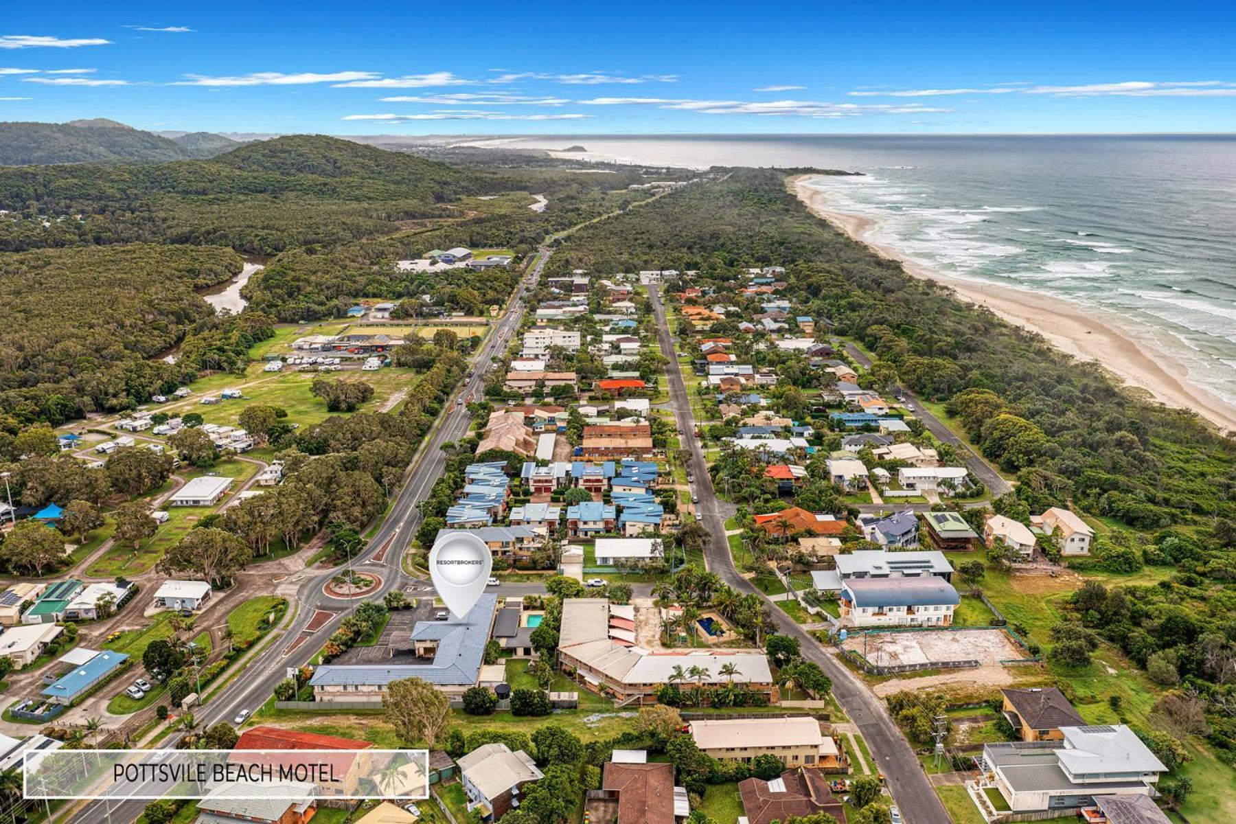 Pottsville Beach Motel エクステリア 写真
